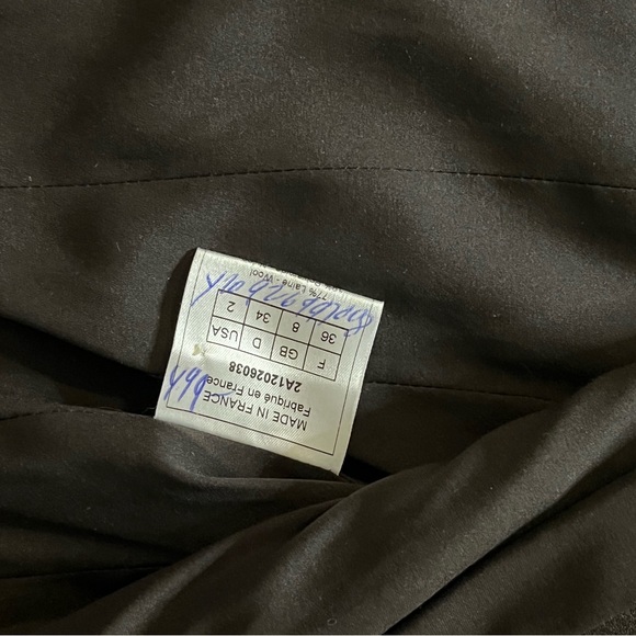 John Galliano blazer - lined- striped mixed pattern - gold zipper- pinched waist - Picture 10 of 13